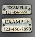 ADD-ON Metal Name/ Phone Number Plate