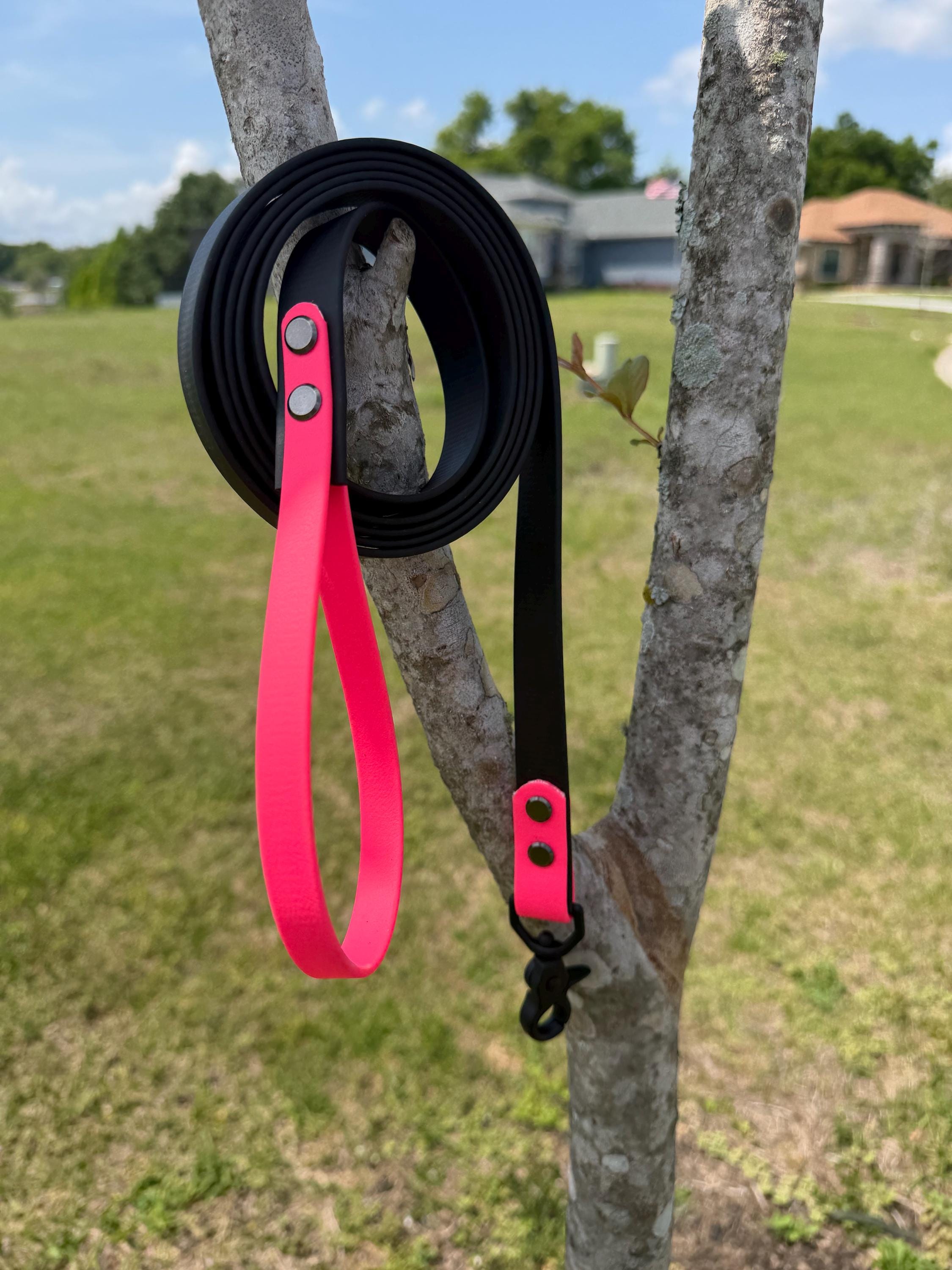 Waterproof Biothane Dog Leash | Heavy Duty Two Tone Lead 6-10ft