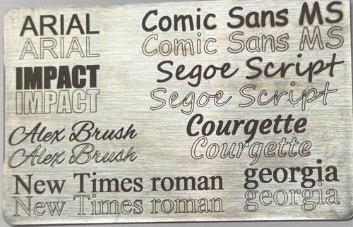 ADD-ON Metal Name/ Phone Number Plate